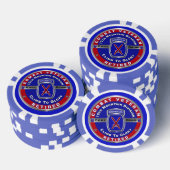 Afdeling 10e Berg, in ruste Poker Chips (Opstapeling)