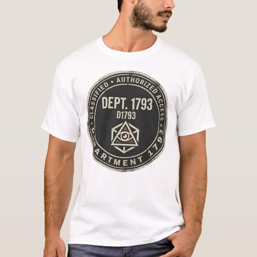 Afdeling 1793 Basic T-shirt (Voorkant)