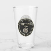 Afdeling 1793 Glas Cup (Achterkant)