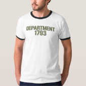 Afdeling 1793 Ringer T-shirt (Voorkant)