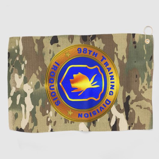 Afdeling 98e opleiding golfhanddoek (Horizontaal)