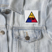 Afdeling Armored Vierkante Button 5,1 Cm (In situ)