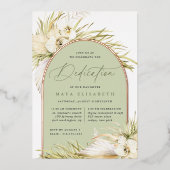  afdeling Baby tropen Folie Uitnodiging (Voorkant)