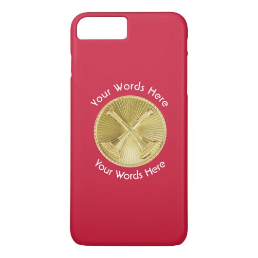 Afdeling brandbestrijding - Gouden Medallion Case-Mate iPhone Case (Achterkant)
