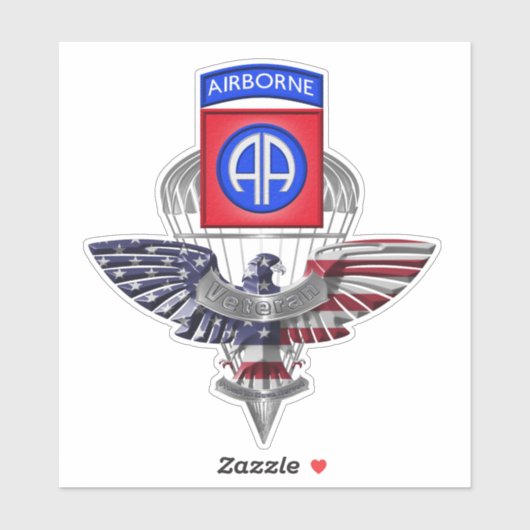 Afdeling Eagle Veteran Sticker (Vel)