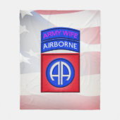 Afdeling Echtgenote Fleece Deken (Voorkant)