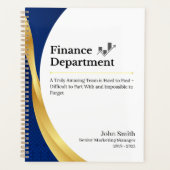 afdeling Gepersonaliseerde Financiën Planner (Voorkant)