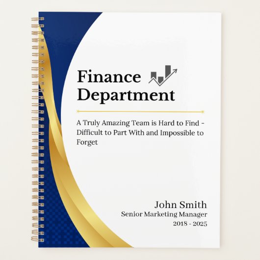 afdeling Gepersonaliseerde Financiën Planner (Voorkant)