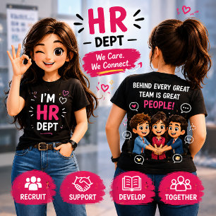 Afdeling HR   Cadeau voor HR-team T-shirt