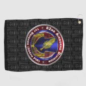 Afdeling Luchtvaart 1e Brigade 504e PIR Golfhanddoek (Horizontaal)