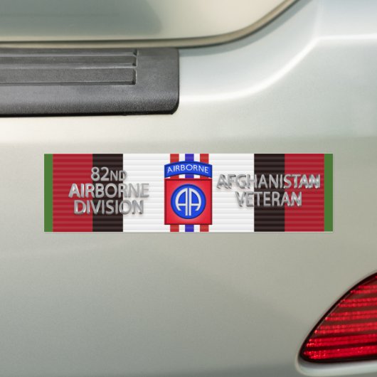 Afdeling Luchtvaart Afghanistan Veteraan Bumpersticker (Op auto)
