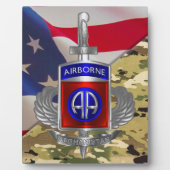 Afdeling Luchtvaart Afghanistan Veteraan Fotoplaat (Voorkant)