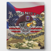 Afdeling Luchtvaart Afghanistan Veteraan Fotoplaat (Voorkant)