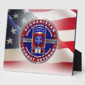 Afdeling Luchtvaart Afghanistan Veteraan Fotoplaat (Zijkant)