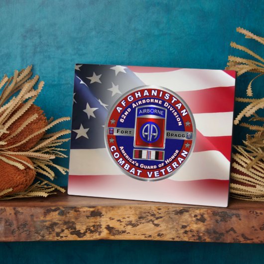 Afdeling Luchtvaart Afghanistan Veteraan Fotoplaat (Zijkant)