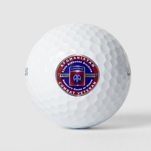 Afdeling Luchtvaart Afghanistan Veteraan Golfballen (Voorkant)