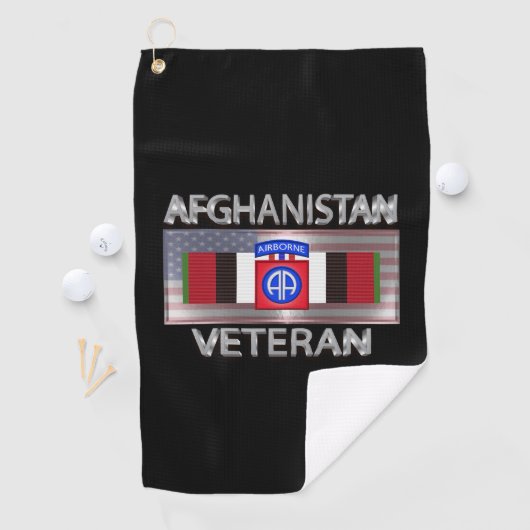 Afdeling Luchtvaart Afghanistan Veteraan Golfhanddoek (Insitu)
