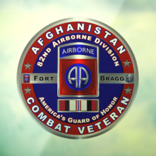 Afdeling Luchtvaart Afghanistan Veteraan Raamsticker
