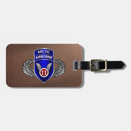 Afdeling Luchtvaart Bagagelabel (Voorkant horizontaal)