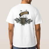Afdeling Luchtvaart Fort Bragg Parachutist T-shirt (Achterkant)