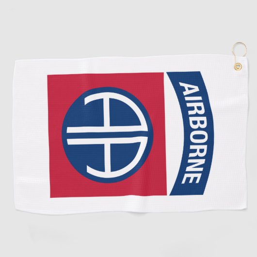 Afdeling Luchtvaart Insignia Militaire Veteraan Golfhanddoek (Horizontaal)