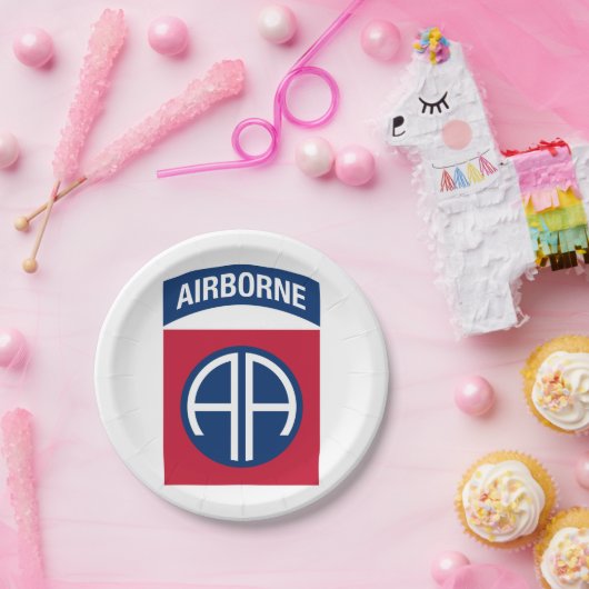 Afdeling Luchtvaart Insignia Militaire Veteraan Papieren Bordje (Feest)