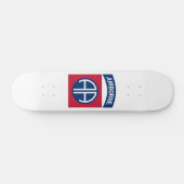 Afdeling Luchtvaart Insignia Militaire Veteraan Persoonlijk Skateboard (Horizontaal)