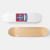 Afdeling Luchtvaart Insignia Militaire Veteraan Persoonlijk Skateboard (Horizontaal)