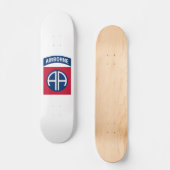Afdeling Luchtvaart Insignia Militaire Veteraan Persoonlijk Skateboard (Voorkant)