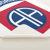 Afdeling Luchtvaart Insignia Militaire Veteraan Sherpa Deken (3/4)