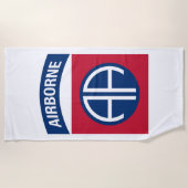 Afdeling Luchtvaart Insignia Militaire Veteraan Strandlaken (Voorkant)