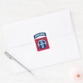 Afdeling Luchtvaart Insignia Militaire Veteraan Vierkante Sticker (Envelop)