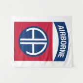 Afdeling Luchtvaart Insignia Militaire Veteraan Wandkleed (Voorkant (horizontaal))