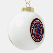 Afdeling Luchtvaart   Keramische Bal Ornament (Links)