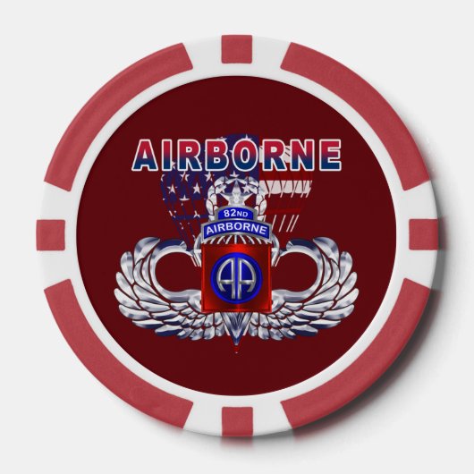 Afdeling Luchtvaart Poker Chips (Voorkant)