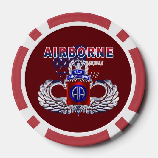 Afdeling Luchtvaart Poker Chips (Achterkant)