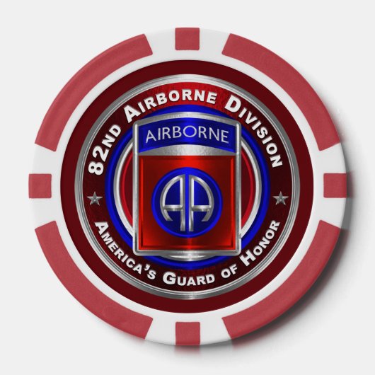 Afdeling Luchtvaart Poker Chips (Voorkant)