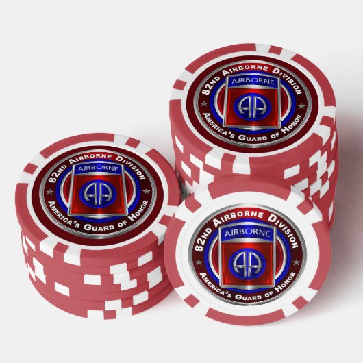 Afdeling Luchtvaart Poker Chips (Opstapeling)