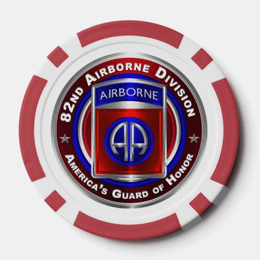 Afdeling Luchtvaart Poker Chips (Achterkant)