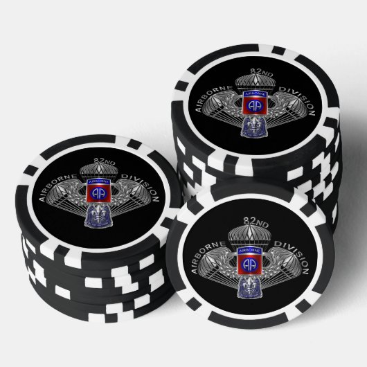 Afdeling Luchtvaart Poker Chips (Opstapeling)