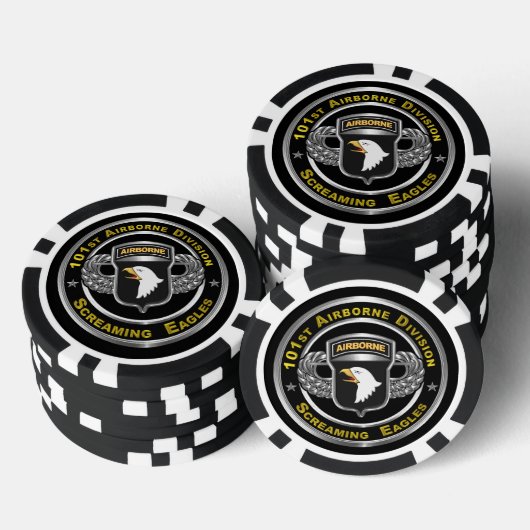 Afdeling Luchtvaart Poker Chips (Opstapeling)