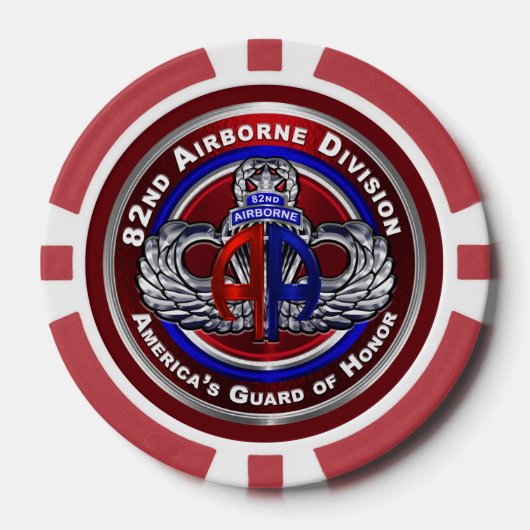 Afdeling Luchtvaart Poker Chips (Voorkant)