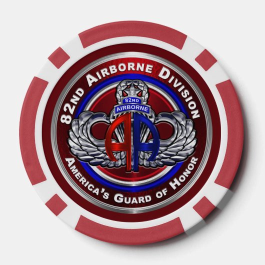 Afdeling Luchtvaart Poker Chips (Achterkant)