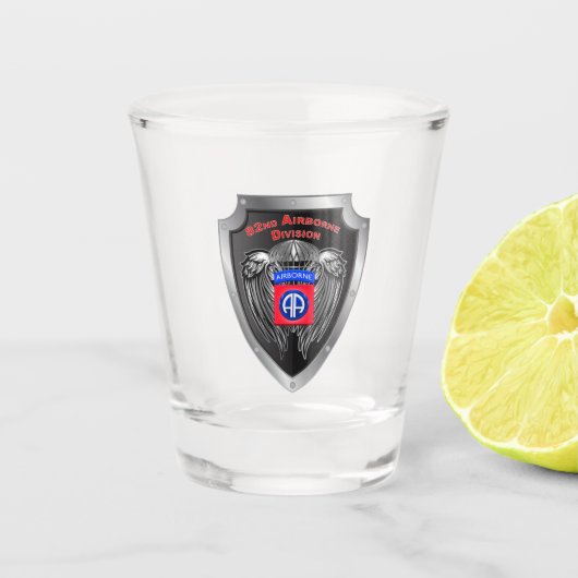 Afdeling Luchtvaart Shot Glas (Voorkant)