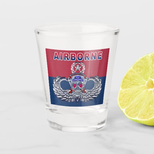 Afdeling Luchtvaart Shot Glas (Voorkant)