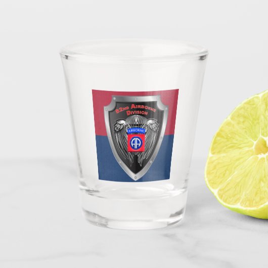 Afdeling Luchtvaart Shot Glas (Voorkant)