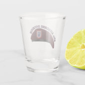 Afdeling Luchtvaart Shot Glas (Achterkant)