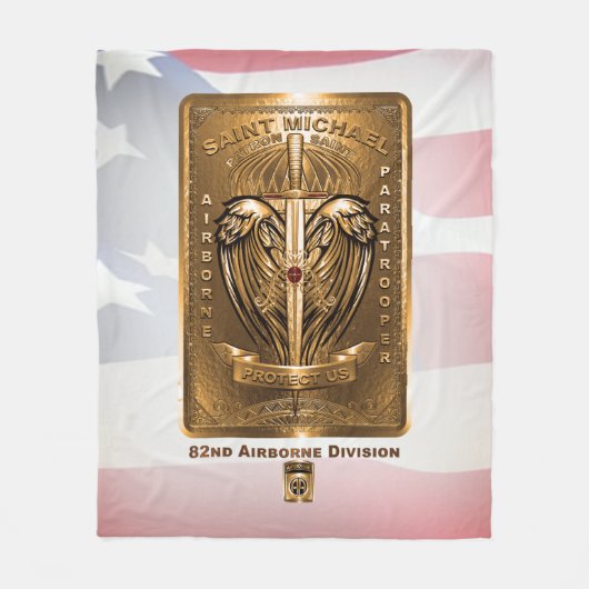 Afdeling Luchtvaart Sint-Michael Fleece Deken (Voorkant)