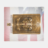 Afdeling Luchtvaart Sint-Michael Fleece Deken (Voorkant (Horizontaal))