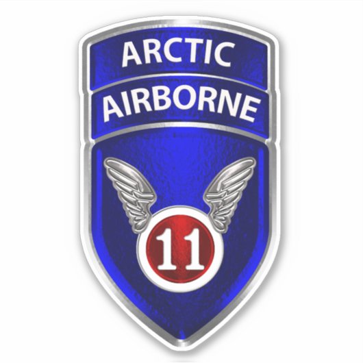 Afdeling Luchtvaart Sticker (Voorkant)